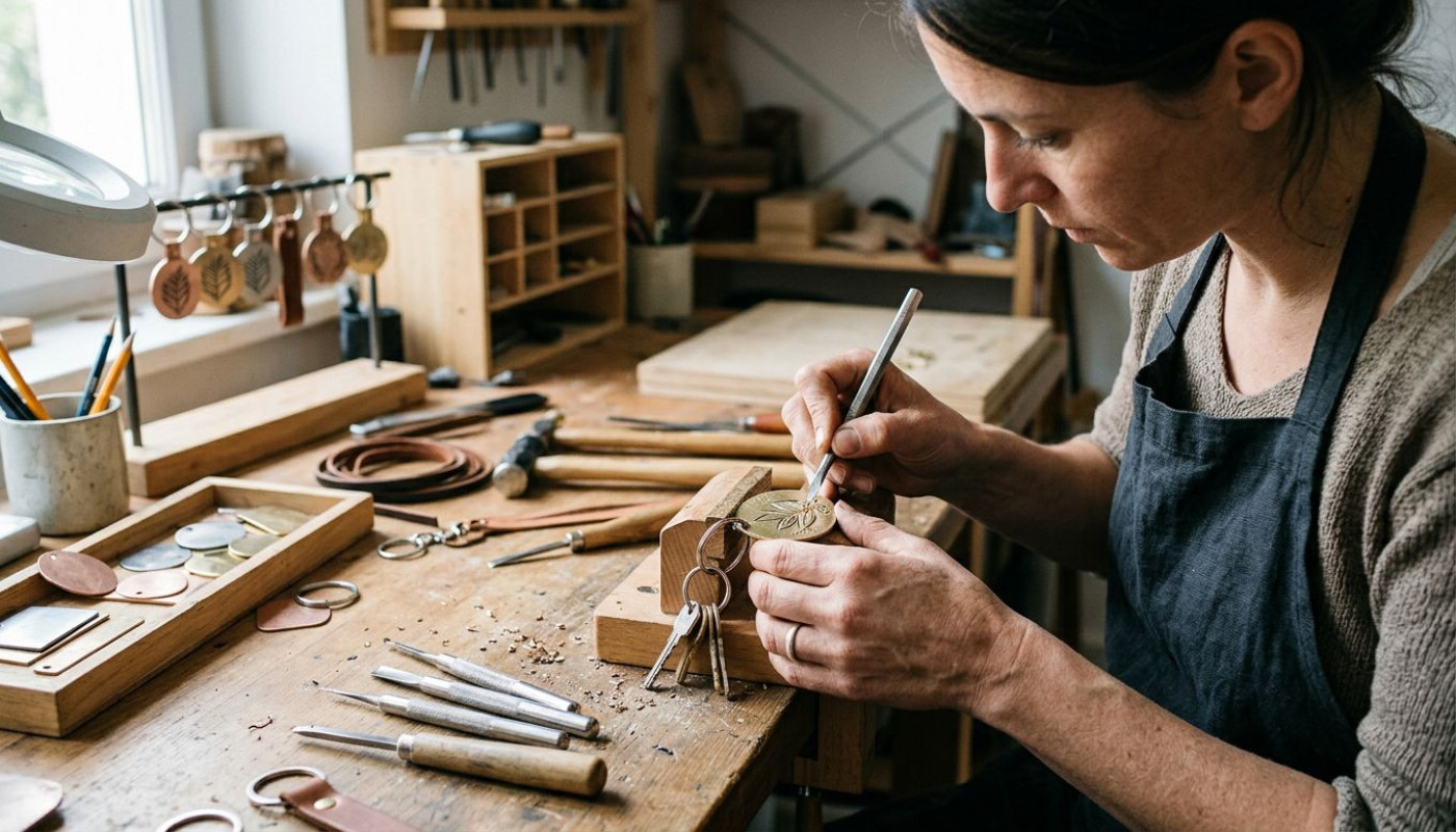 Gravure sur porte-clés : Techniques et styles populaires