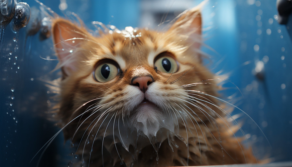 Divers - Voici un moyen idéal pour doucher votre chat